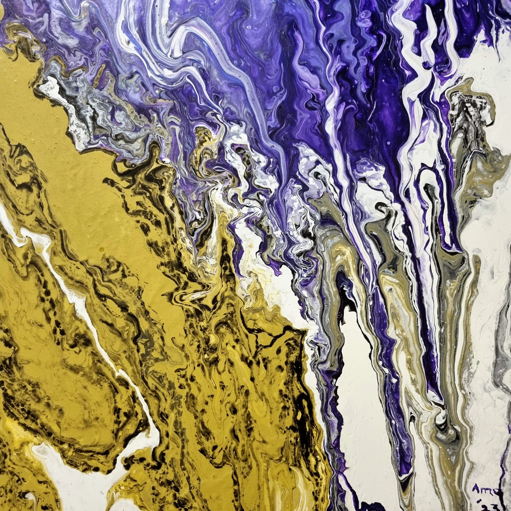 Saffron and Lilac Symphony